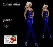 S.R.D. COBALT PANTS AND TOP
