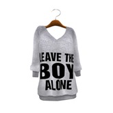 ip. Leave The Boy Alone (White)