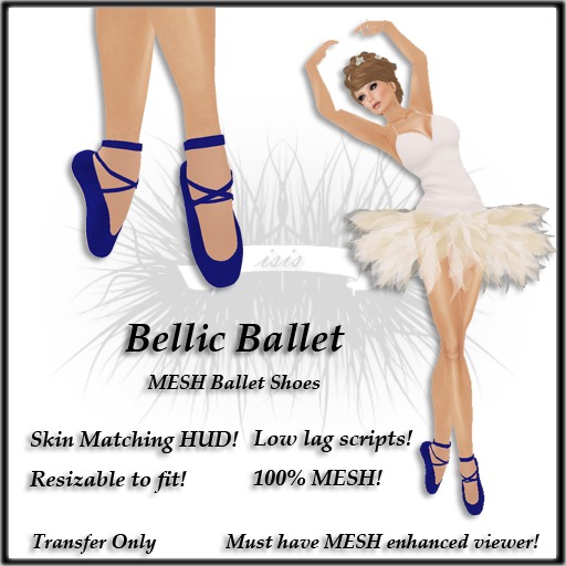 {Isis} Bellic Ballet Shoe (Blue)
