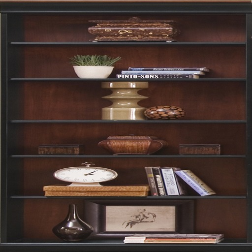 Un-Needed Things Dark Hickory Bookcase 1