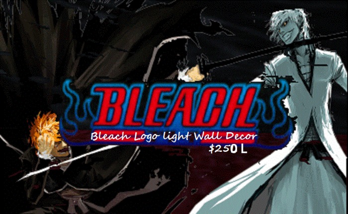 Bleach Logo Wall Light Decor