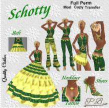 Schotty La Perla full female outfit - Resell box