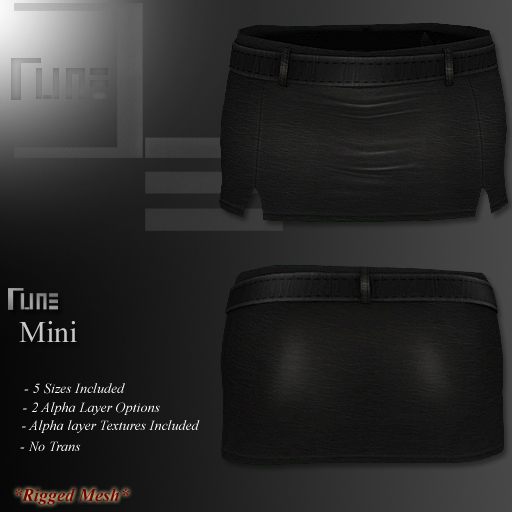 DE Designs - Rune - Mini - Black Leather