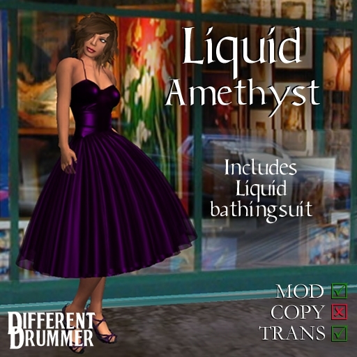 Liquid Amethyst Dress