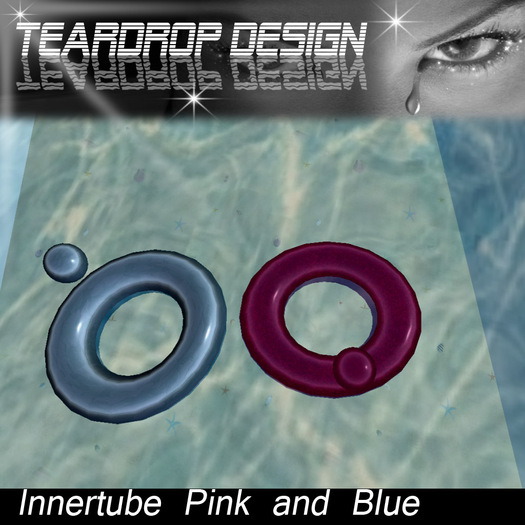 Innertube Blue and Pink