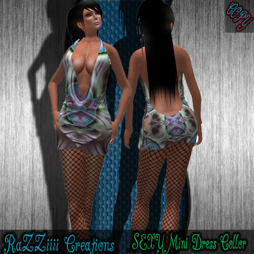MESH SEXY Mini Dress Collor 5 Sizes