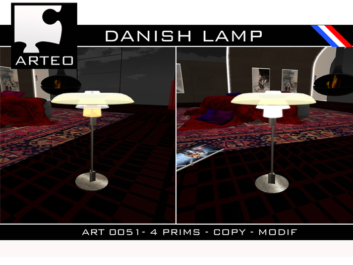 ART 0051 -  DANISH LAMP (boxed)