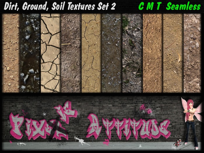 Dirt, Ground, Soil Texture Set 2