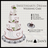 Sweetheart Dream Wedding Cake - Pink [boxed]
