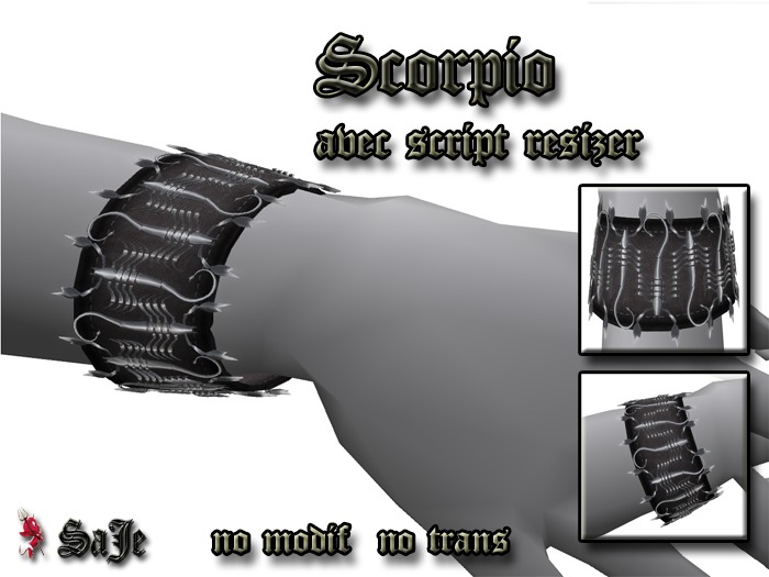 *SaJe* Scorpio bracelet