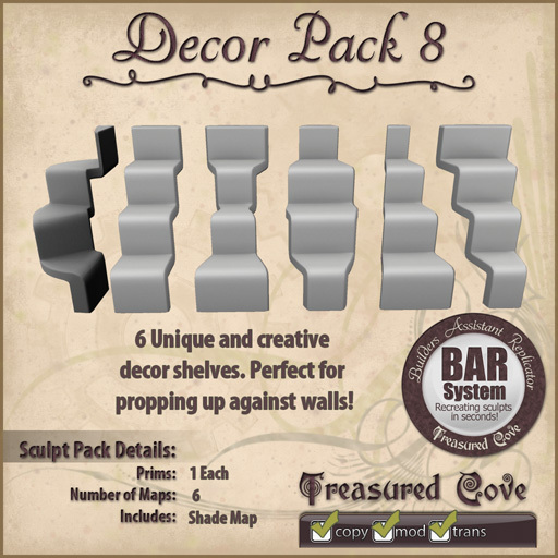 -TC- Decor Pack 8 Clearance Priced