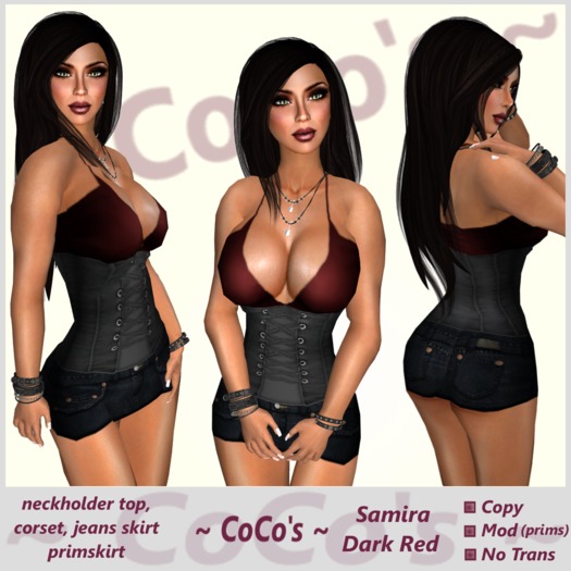 ~ CoCo 's ~ Samira Dark Red