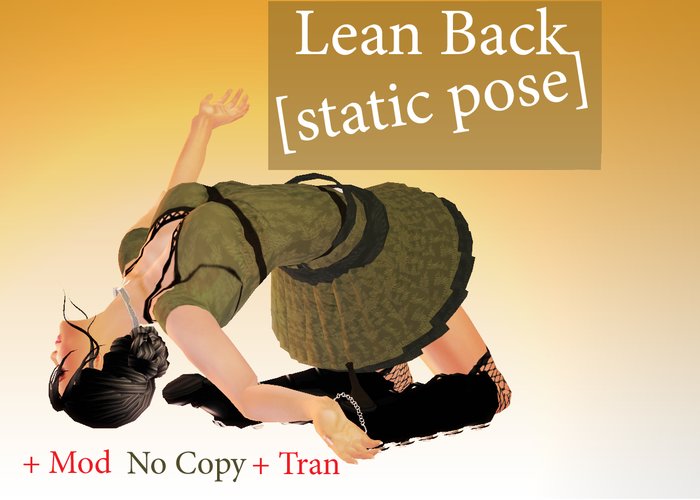 Lean Back [Static Pose]