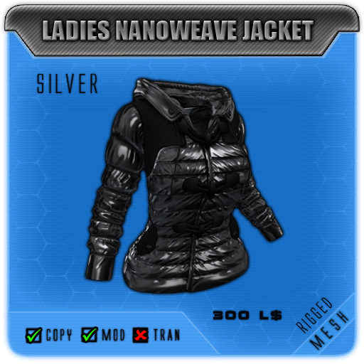 Black Box - Ladies Nanoweave Jacket (Silver)