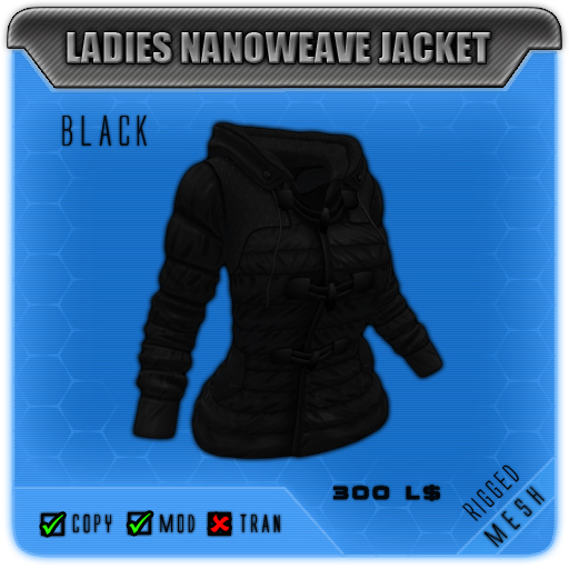 Black Box - Ladies Nanoweave Jacket (Black)