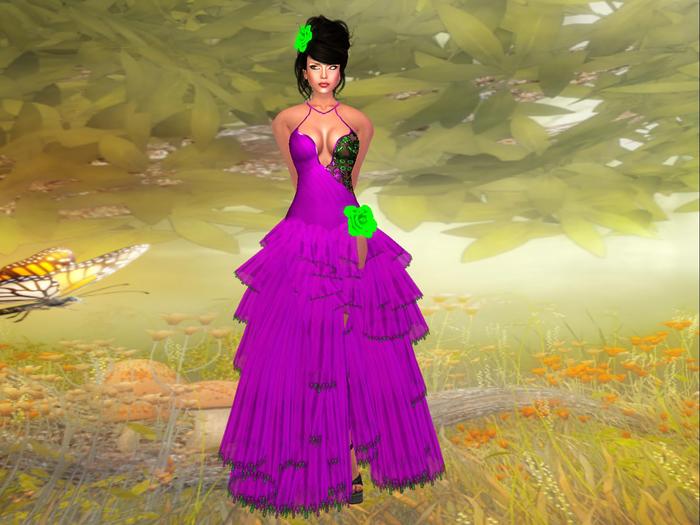 Zennya's Closet Spicy Fuschia Dress