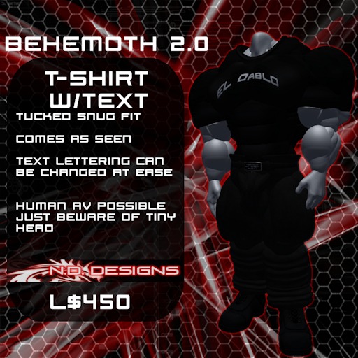 Behemoth 2.0 EL Diablo Shirt