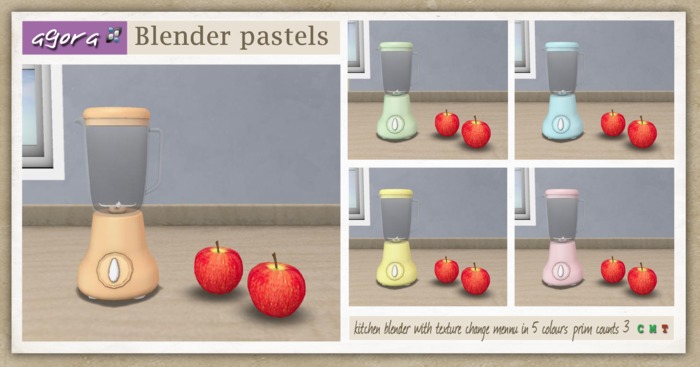 Agora - Blender ( pastels )