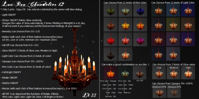 LouRoo Chandelier 12 BOX