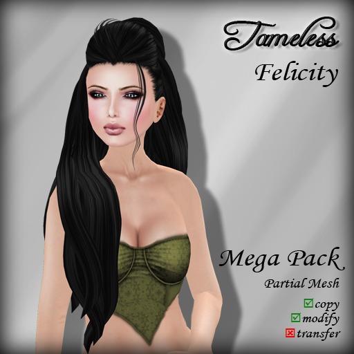 Tameless Hair Felicity (MESH) - Mega Pack