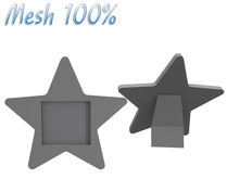 T-3D Creations [ Star Frame ] MESH - Full Perm