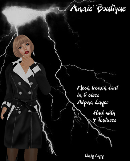 Anais' Mesh Trench Coat Pack 1