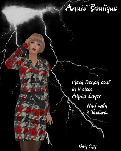 Anais' Mesh Trench Coat Pack 2
