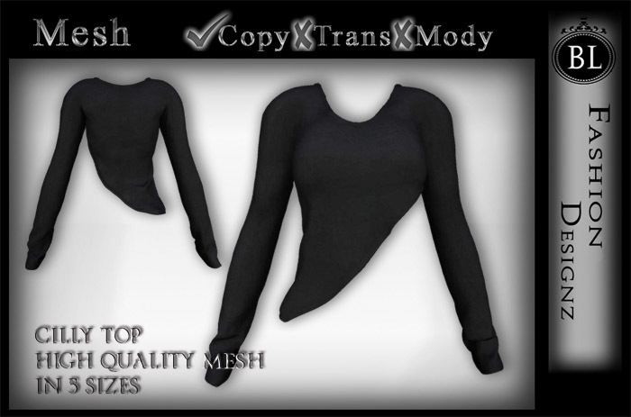 BL Designz - Chilly Top (black)