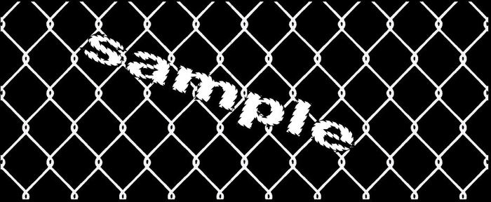 white chain link fence seamless