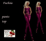 S.R.D.  FUCHSIA  PANTS AND TOP