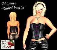 S.R.D. TOGGLE BUSTIER MAGENTA