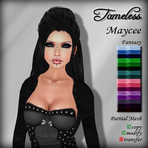 Tameless Hair Maycee (MESH) - Fantasy