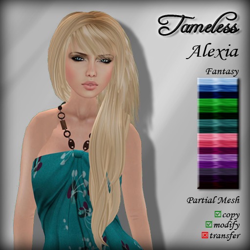 Tameless Hair Alexia (MESH) - Fantasy