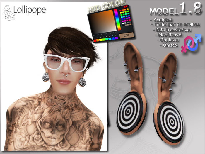 Stretched Ears 1.8 listrado