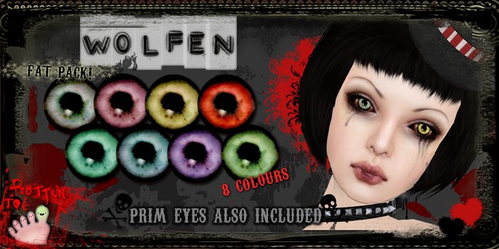 [Rotten Toe] wolfen eyes [fat pack]