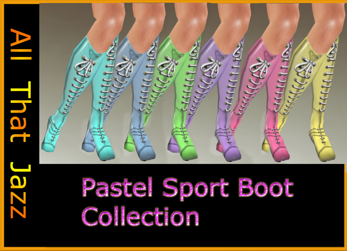 !All That Jazz - Pastel Sport Boot Collection System only