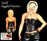 S.R.D. TOGGLE BUSTIER GOLD