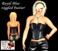S.R.D. TOGGLE BUSTIER ROYAL BLUE