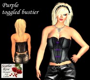 S.R.D. TOGGLE BUSTIER PURPLE