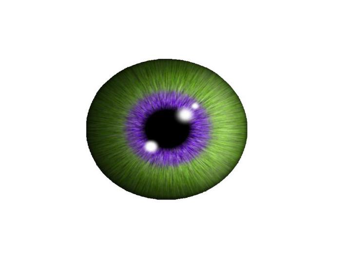 Gradient Eyes - Green & Violet (2 Pack)