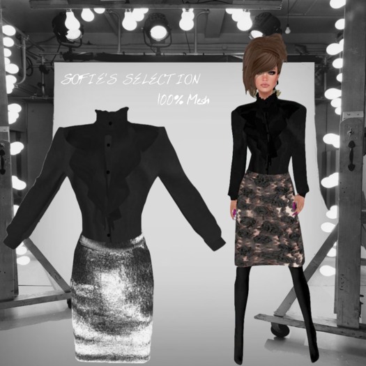 <S> Mesh Glamour Outfits (S&B)