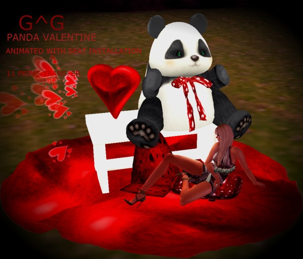 G^G panda VALENTiNE ANIMATED