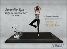 [CIRCA] Pkg - "Serenity Spa" - Yoga & Exercise Set - Azure