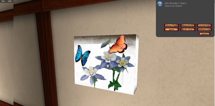~FT~ decor "butterfly" & vase display