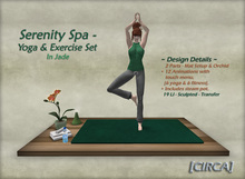 [CIRCA] Pkg - "Serenity Spa" - Yoga & Exercise Set - Azure