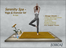 [CIRCA] Pkg - "Serenity Spa" - Yoga & Exercise Set - Azure