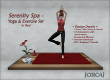 [CIRCA] Pkg - "Serenity Spa" - Yoga & Exercise Set - Azure