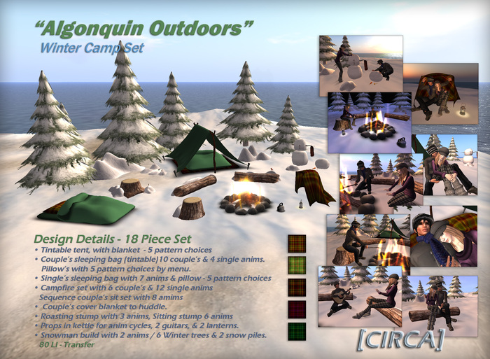 [CIRCA] - "Algonquin Outdoors" - Winter Camp Set (Complete Collection)