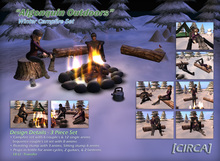 [CIRCA] - "Algonquin Outdoors" - Winter Campfire Set 