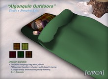 [CIRCA] - "Algonquin Outdoors" - Single's Sleeping Bag 